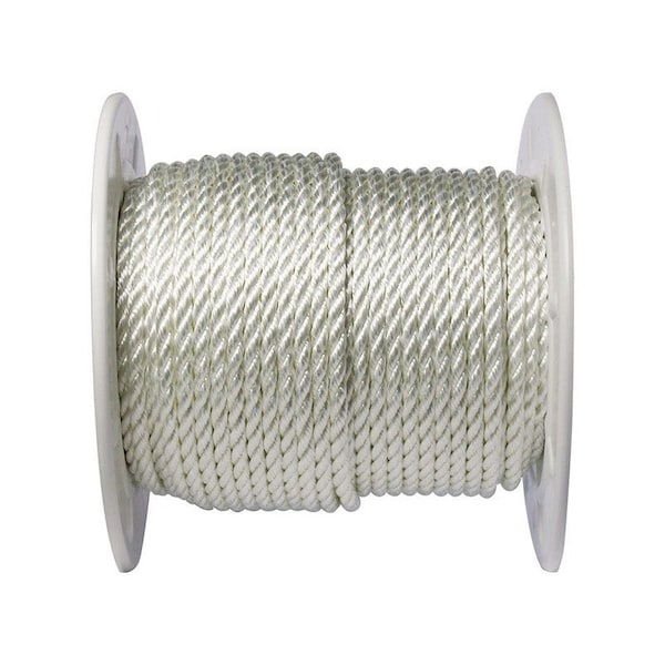 ROPE TW NYL WHT 3/8X400'